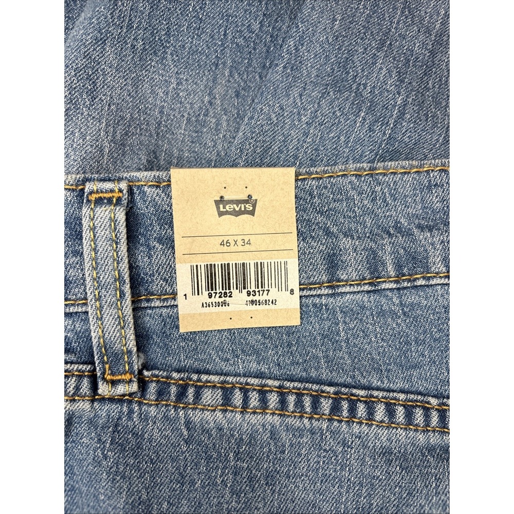 Levi's 511 Slim Fit Jeans Mens 46x34 Medium Wash Denim Pants - Picture 5 of 12